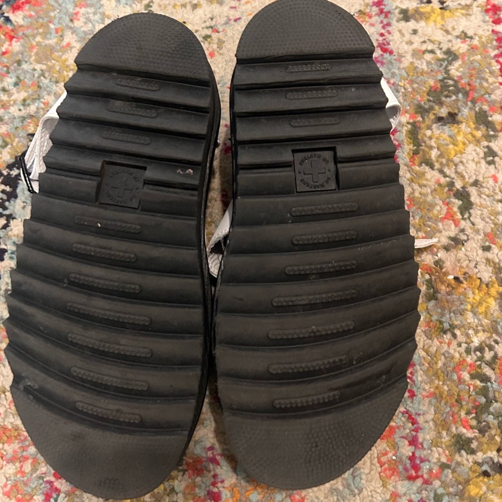 White Dr. Martens Blaire Sandals - Picture 5 of 5